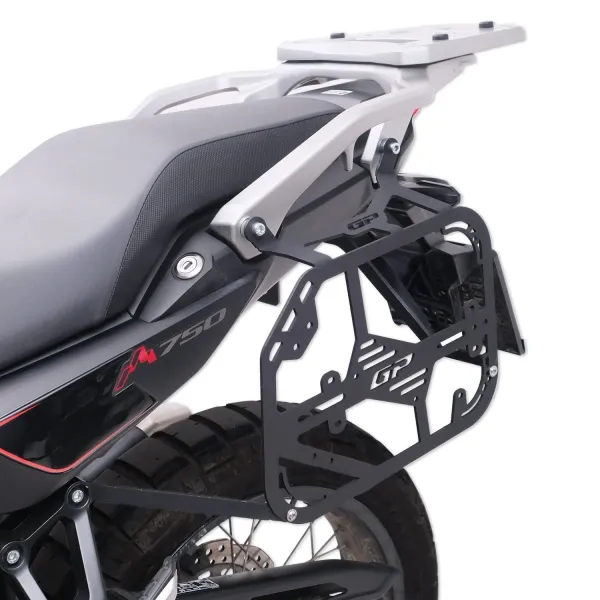 GP Kompozit Honda XL750L Transalp 2023 - 2024 Uyumlu Yan Çanta Demiri Siyah