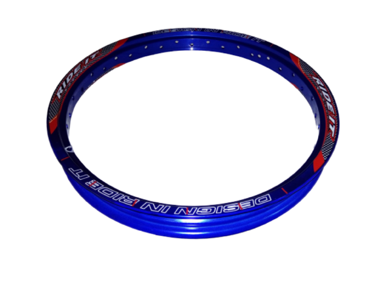 Motosiklet Jant Çemberi 1.60-18 (2.75-18) Alüminyum Mavi Prc