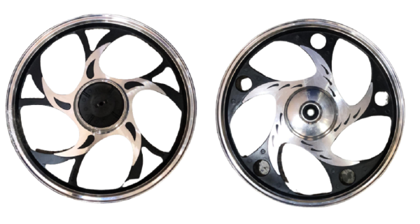 Mondial 100sfc Jant Ön-arka Çelik Modifye Kampanalı Siyah Brt