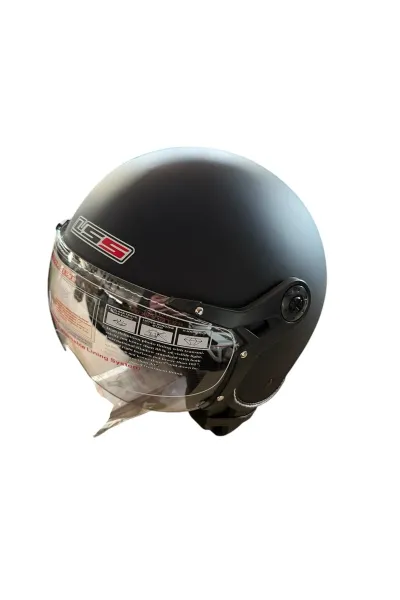 CTVR 202 Kask Çenesiz Parlak Siyah