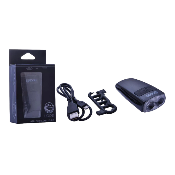 Bisiklet Ön Farlı 2 Ledli 200 Lumen Usb Şarjlı NB30-00 UGOE