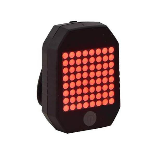 Motosiklet Lamba Arka Stop Ledli 64 Chips Usb Şarjlı Hareket Sensörlü Monero