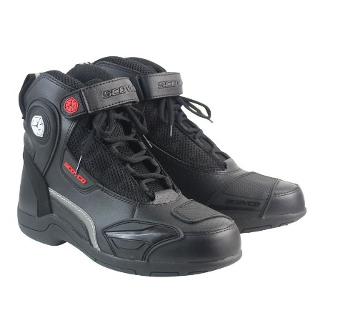 Motosiklet Bot Mt 015 Racing Siyah Beden: 45 Scoyco