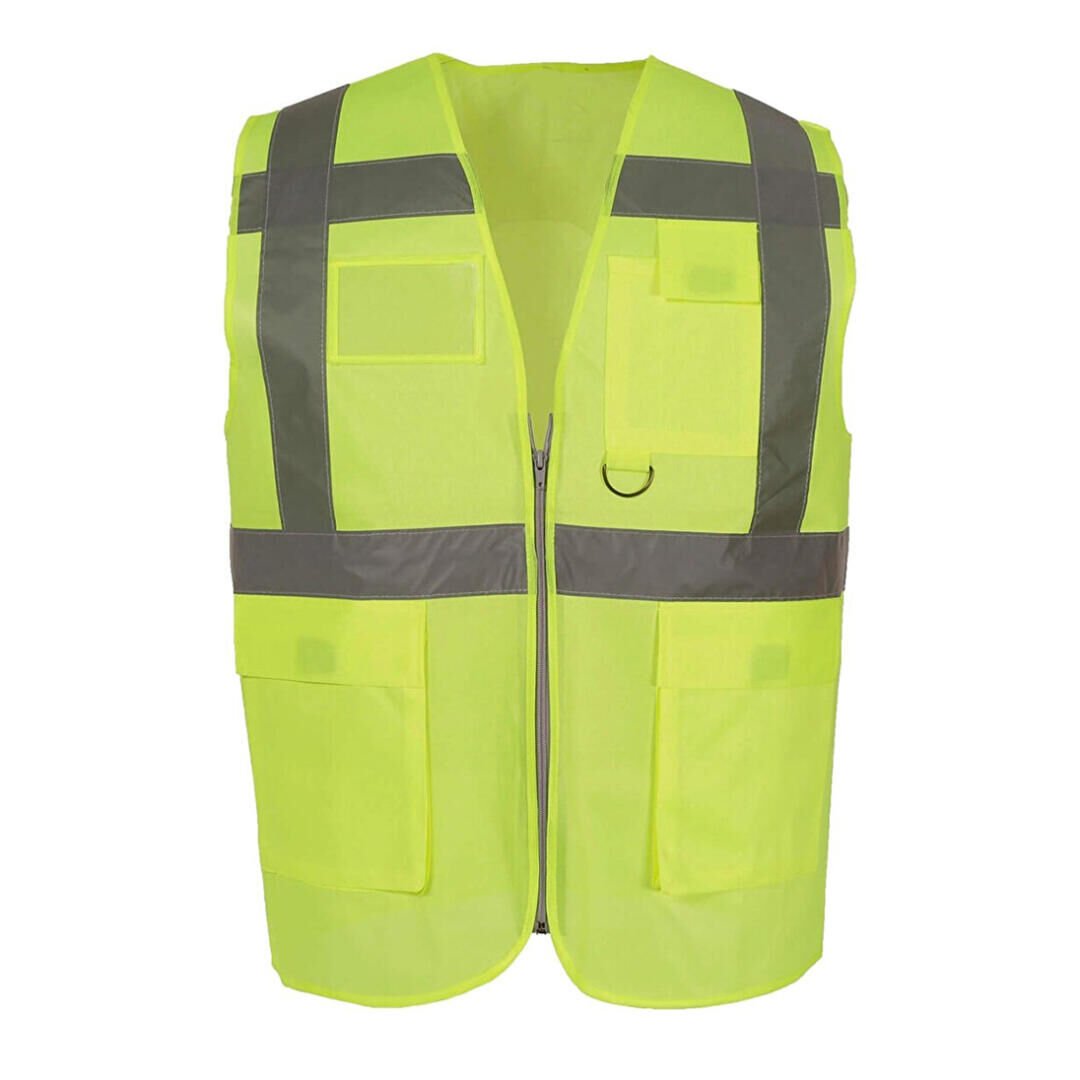 Motosiklet Bisiklet Reflektörlü Yelek Cepli Yerli