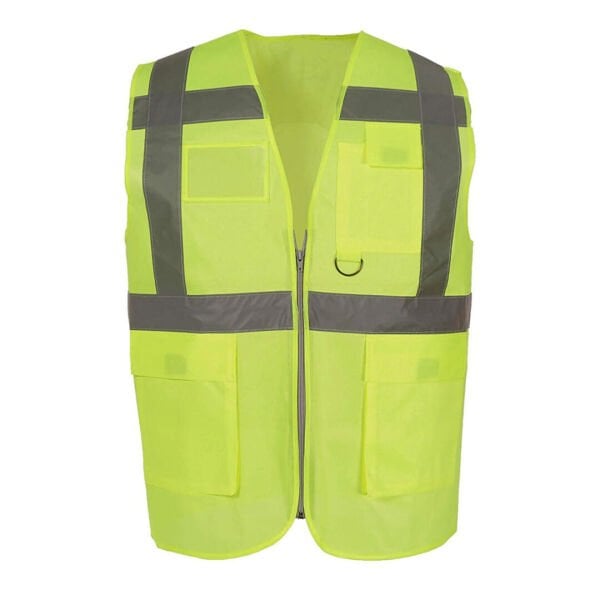 Motosiklet Bisiklet Reflektörlü Yelek Cepli Yerli