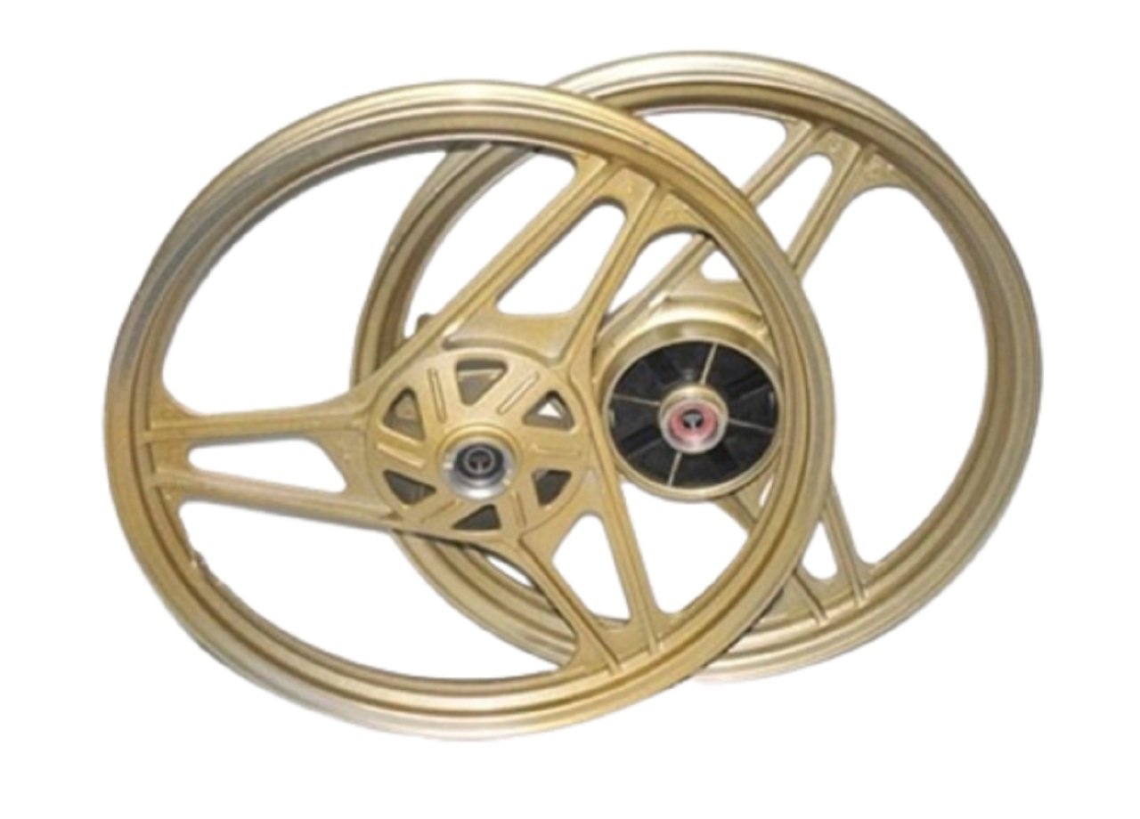 Yamaha Ybr125 Jant Arka Çelik Sarı Rialli