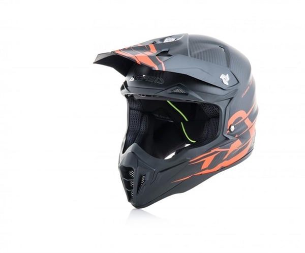 ACERBİS IMPACT CARBON KASK SİYAH TURUNCU