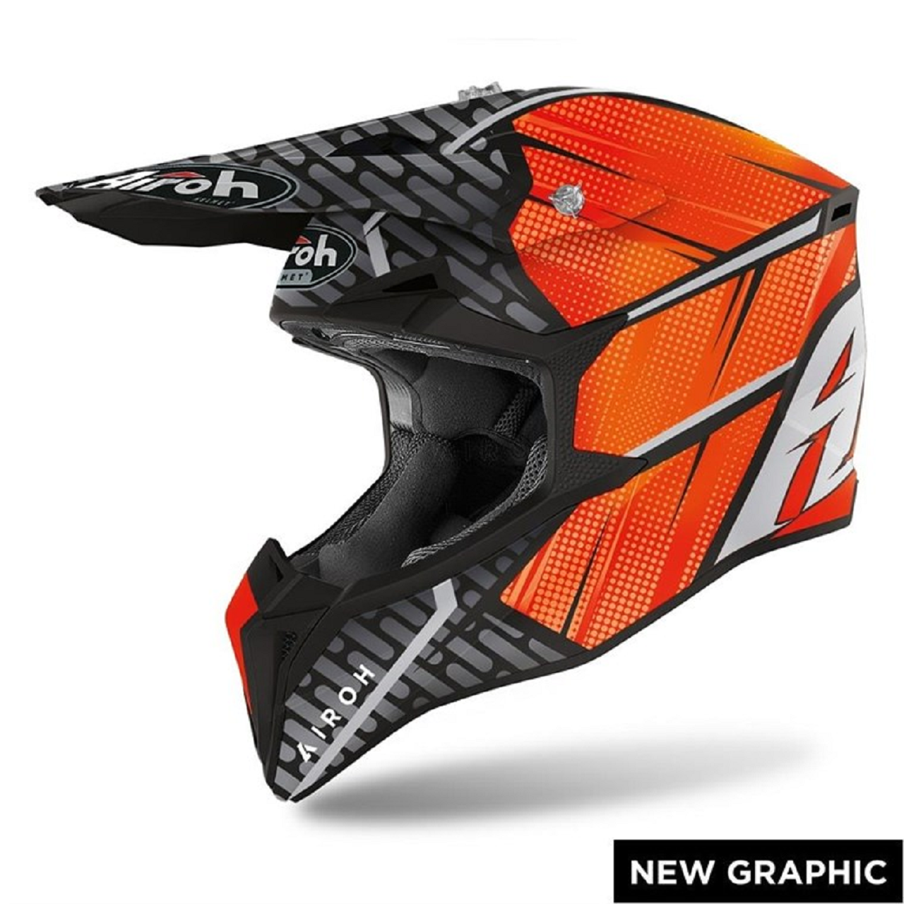 Motosiklet Kask Wraap İdol Orange Matt Beden:XL AIROH