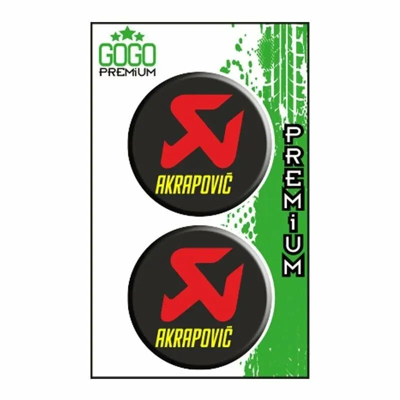 Damla Sticker Akrapoviç 5X5 2 Li Paket GOGO