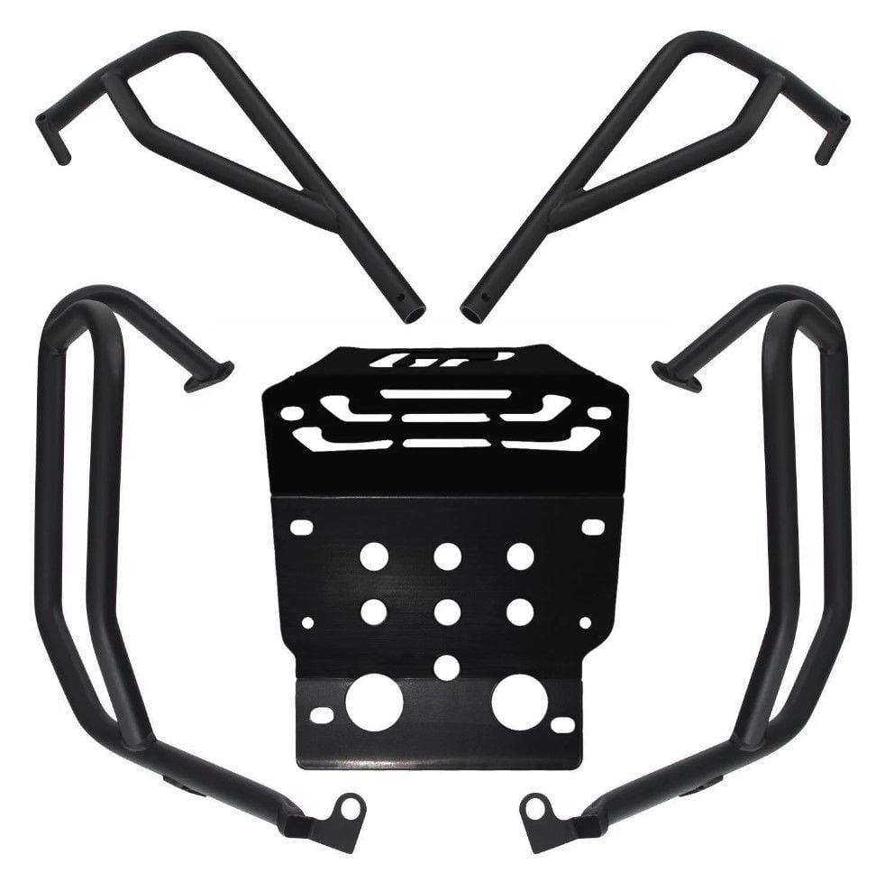 Honda CRF250 Rally 2023-2024 Uyumlu Motor Koruma Demiri Seti Siyah GP Kompozit