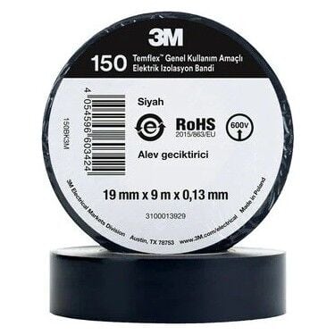 Elektrik Bandı Siyah 3M