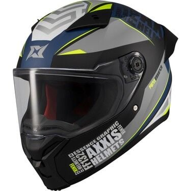 Axxis Fenix Kask Essence C2 Black Grey Matt Beden: M
