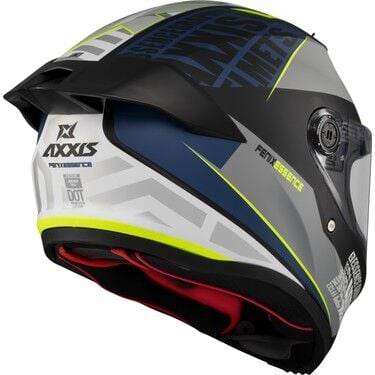 Axxis Fenix Kask Essence C2 Black Grey Matt Beden: M