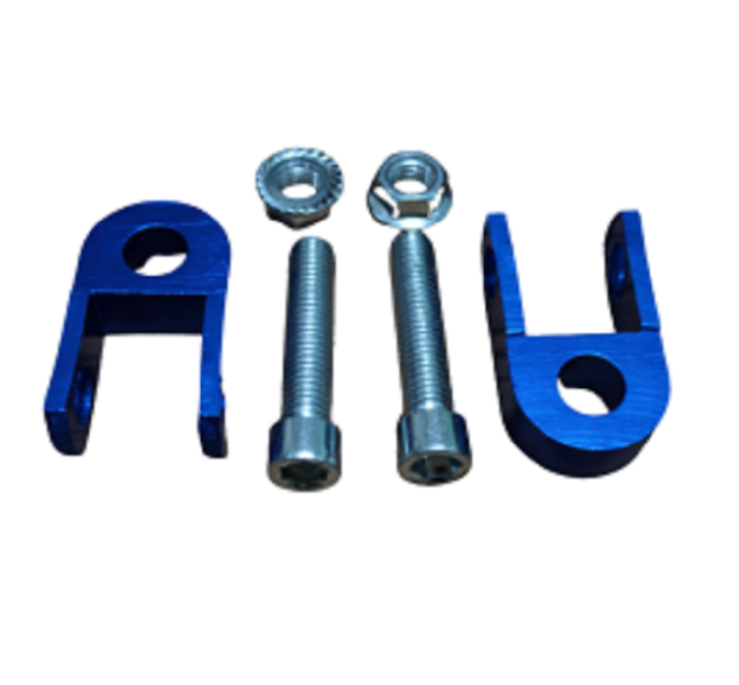 Motosiklet Arka Amortisör Yükseltme Aparatı Takımı Mavi Prc