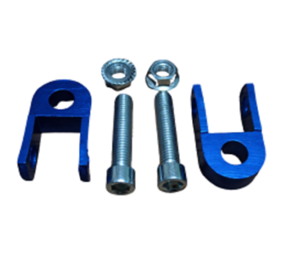 Motosiklet Arka Amortisör Yükseltme Aparatı Takımı Mavi Prc