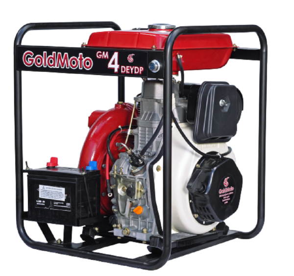 Goldmoto GM4DEYDP Dizel Su Motoru Marşlı Yüksek Basınçlı 4 Parmak