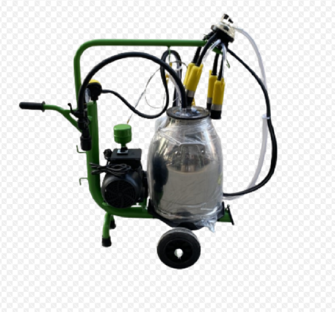 Taral Süt Sağım Makinesi Tek Sağımlı Tek Güğümlü KURU Tip 300cc Kauçuk 30 Litre