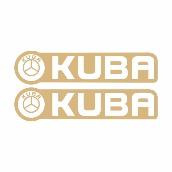 Kuba CG Serisi Depo Yan Damla Sticker Gold GOGO