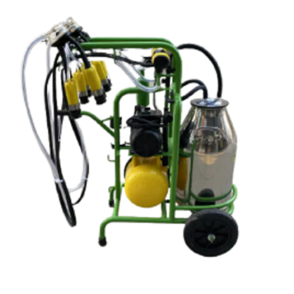 Taral Süt Sağım Makinesi Çift Sağımlı Tek Güğümlü Yağlı 300cc Kauçuk 40 Litre