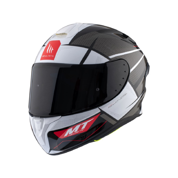 MT Kask Targo Pro PODIUM B0 GLOSS PEARL WHİTE  Beden: L