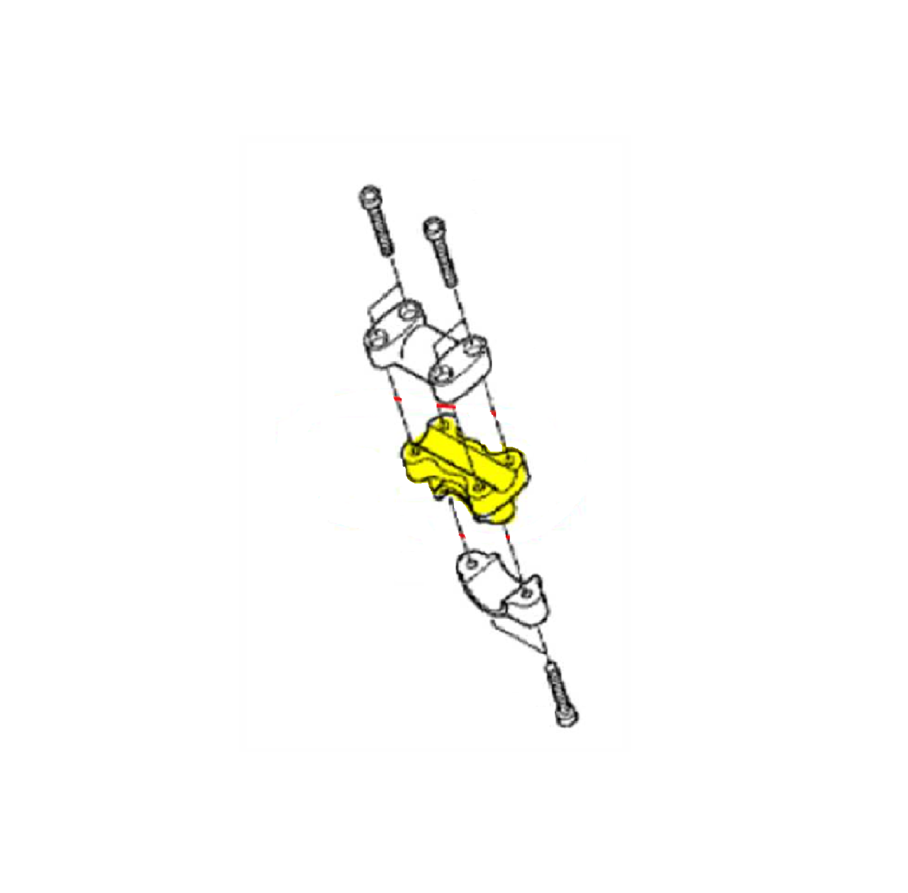 Honda Umk435 Gidon Alt Yatak (orta Kısım) İtaly Orjinal