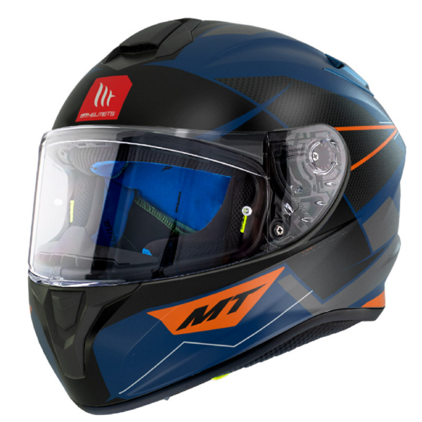 MT Kask Targo Pro PODIUM D7 MATT BLUE  Beden: L