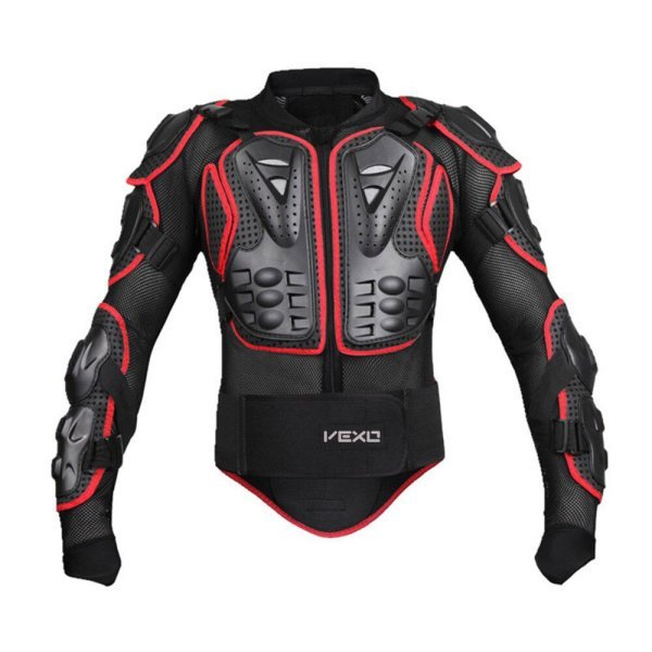 Motosiklet Body Armor Full Koruma Beden:l Kırmızı Vexo
