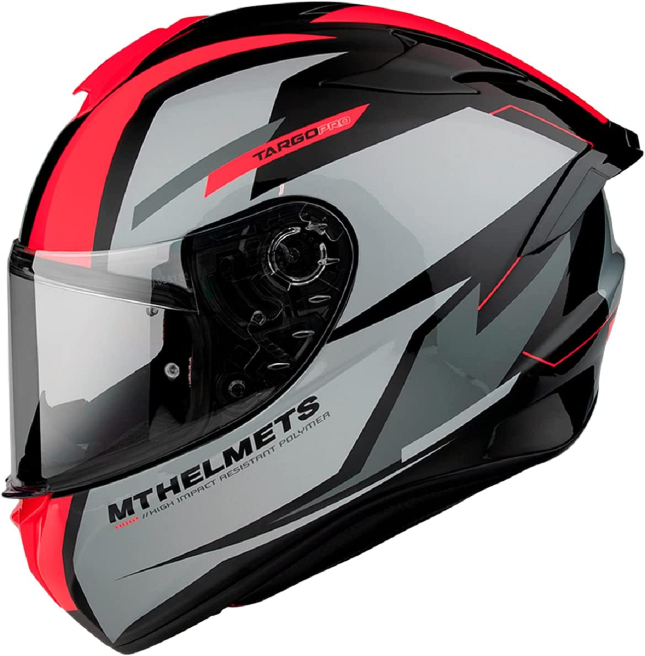 MT Kask Targo Pro SOUND A5 GLOSS FLUOR RED Beden: L