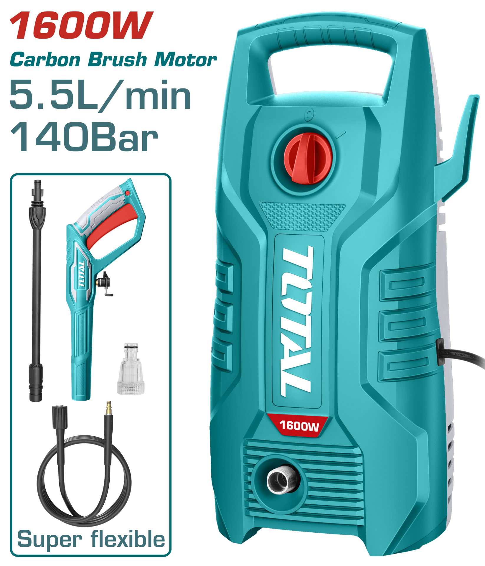 Total Basınç Yıkama 140 Bar 1600W