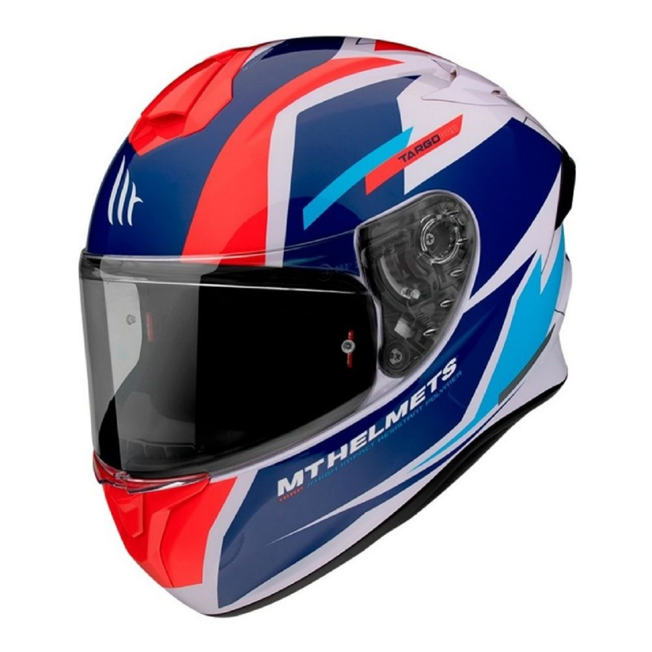 MT Kask Targo Pro SOUND D15 GLOSS PEARL RED Beden: L