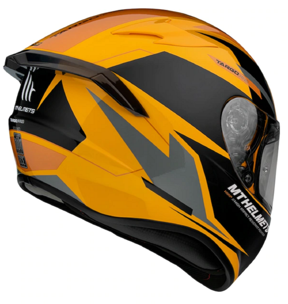 MT Kask Targo Pro SOUND D3 GLOSS YELLOW Beden: L