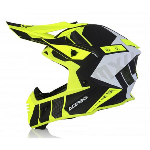 Motosiklet Kask X-TRACK Siyah-Sarı ACERBİS