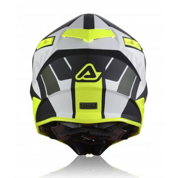 Motosiklet Kask X-TRACK Siyah-Sarı ACERBİS