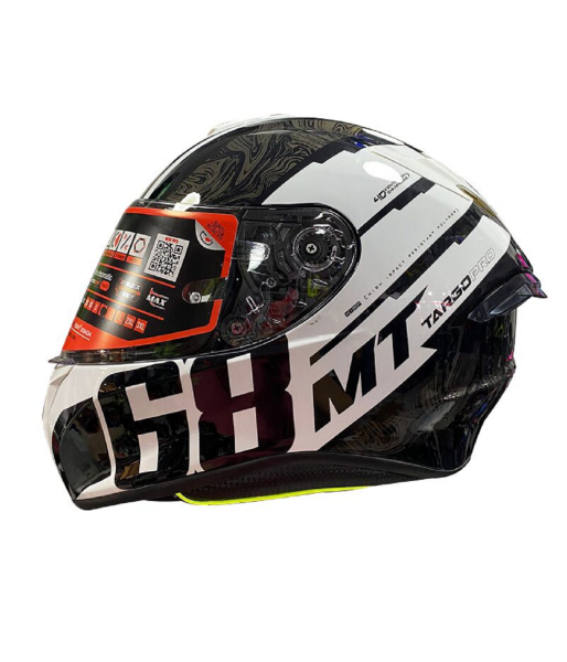 MT Kask Targo Pro WELCOME C0 GLOSS PEARL WHİTE Beden: L