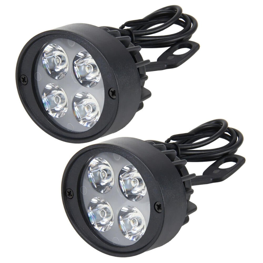 Knmaster Badger 12W Ayna Bağlantılı Motosiklet Sis Farı Takımı