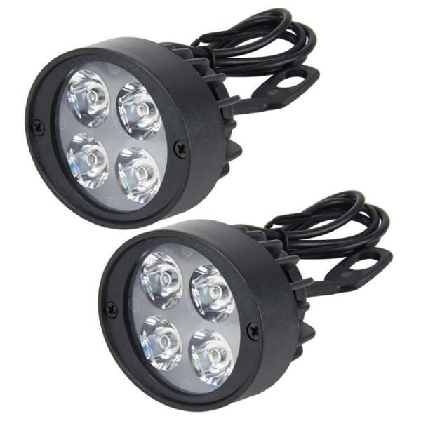 Knmaster Badger 12W Ayna Bağlantılı Motosiklet Sis Farı Takımı