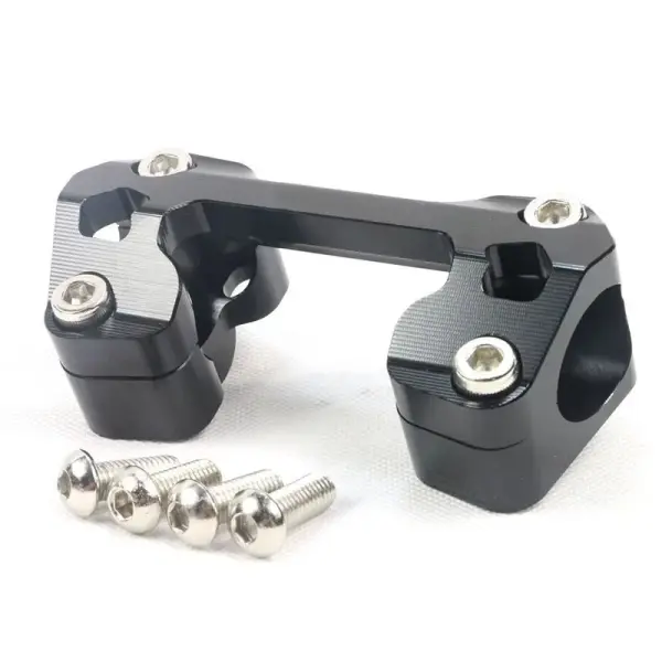 Motosiklet Üniversal Gidon Kelepçesi 28mm Siyah GOGO