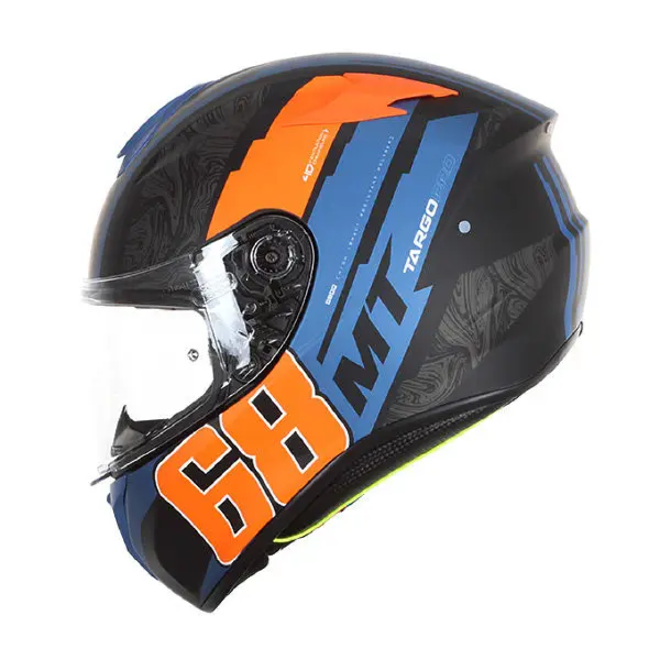 MT Kask Targo Pro WELCOME D4 MATT FLUOR ORANGE Beden: XXL