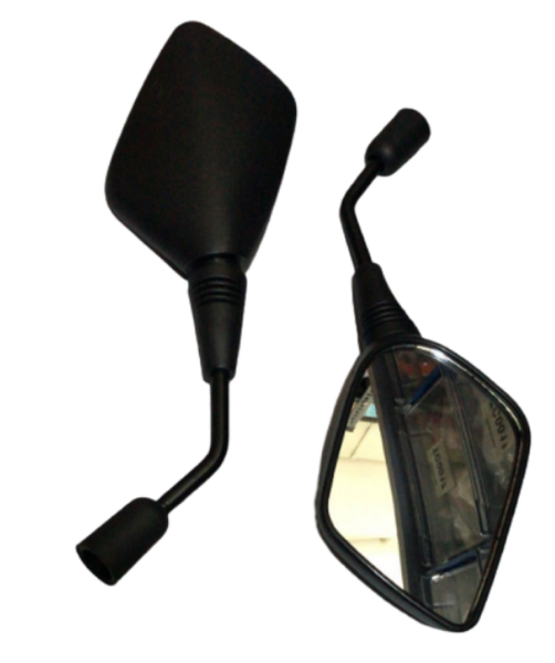 Motosiklet Ayna QY345 10mm Siyah Kare Prc
