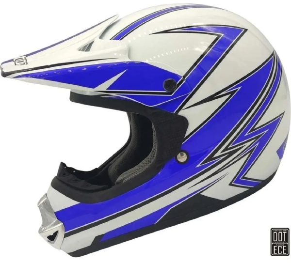 ALLTOP Çoçuk Kaskı Enduro Mavi Beden: L