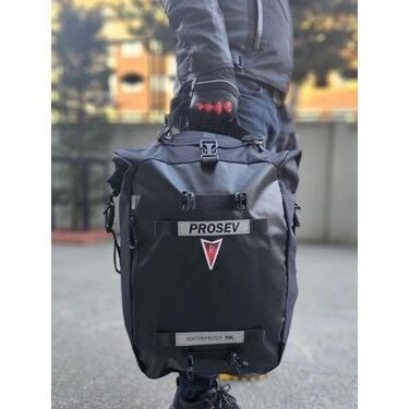 Motosiklet Üniversal Çanta (Sırt-Yan-Arka olarak kullanılır) 20 LT Prosev