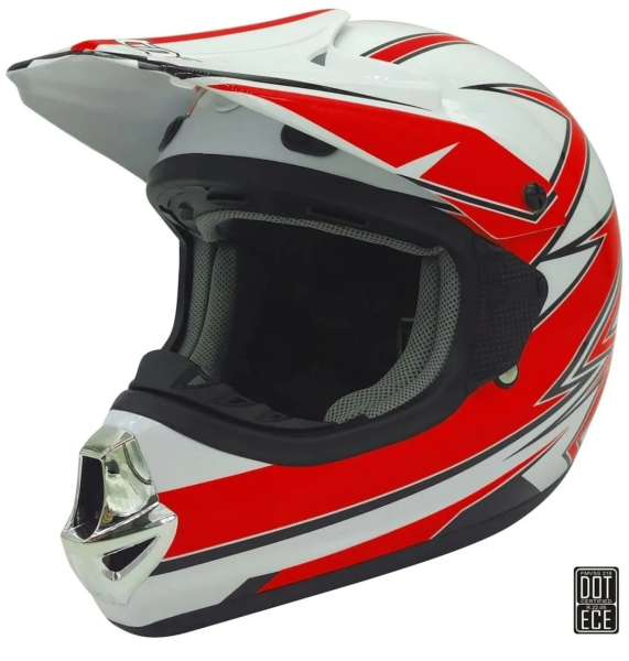 ALLTOP Çoçuk Kaskı Enduro Kırmızı Beden: M