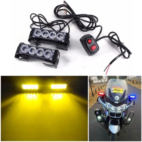 Motosiklet Polis Çakarı Düğmeli RENİXPART