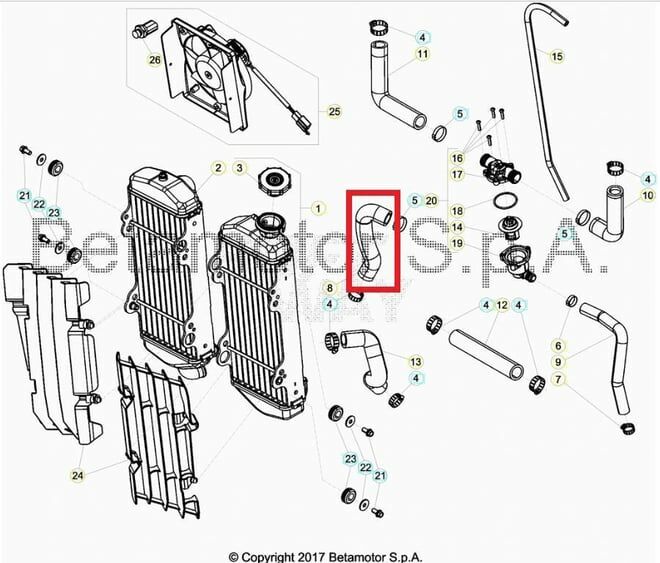 THERMOSTAT-HEAD PİPE BETA ORJ YP B6