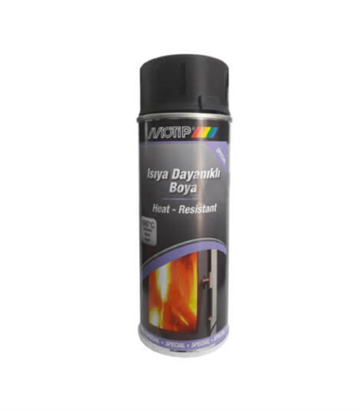 Sprey Boya Isıya Dayanaklı Siyah Motip