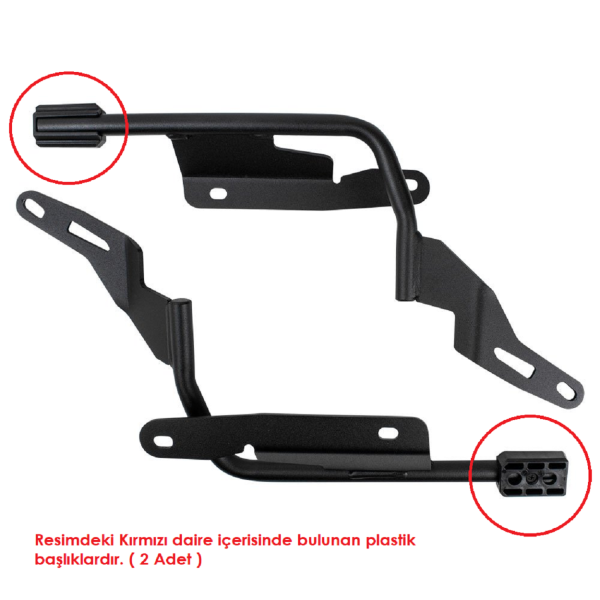 Shad Yan Çanta Demir Ucu PLastik Pin Takımı Orjinal