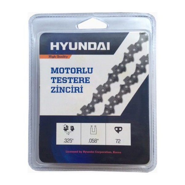 Testere Kesik Zincir 3.25 1.3mm 36 Diş Köşeli Hyundai