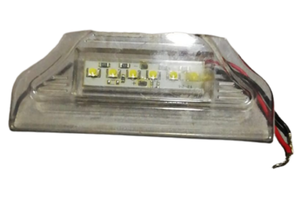Motosiklet Plaka Lambası Ledi 12V-24V Beyaz Yuvalı Prc