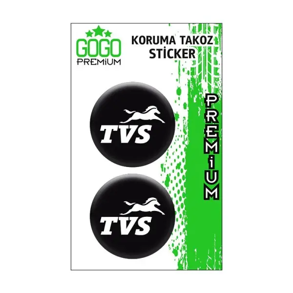 TVS Koruma Takozu Damla Sticker 4X4cm 2 Li GOGO