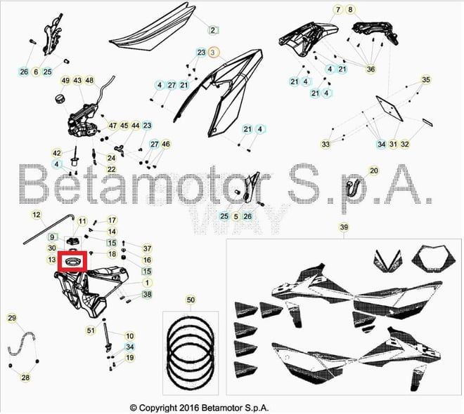 RING BETA ORJ YP B6